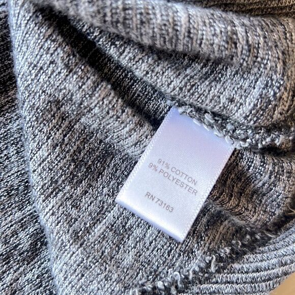 Cable & Gauge Asymmetrical Shark-bite Hem Tunic Top M - Picture 6 of 9